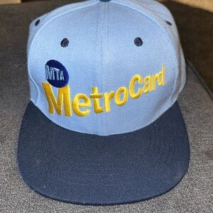Old school light blue Metrocard SnapBack